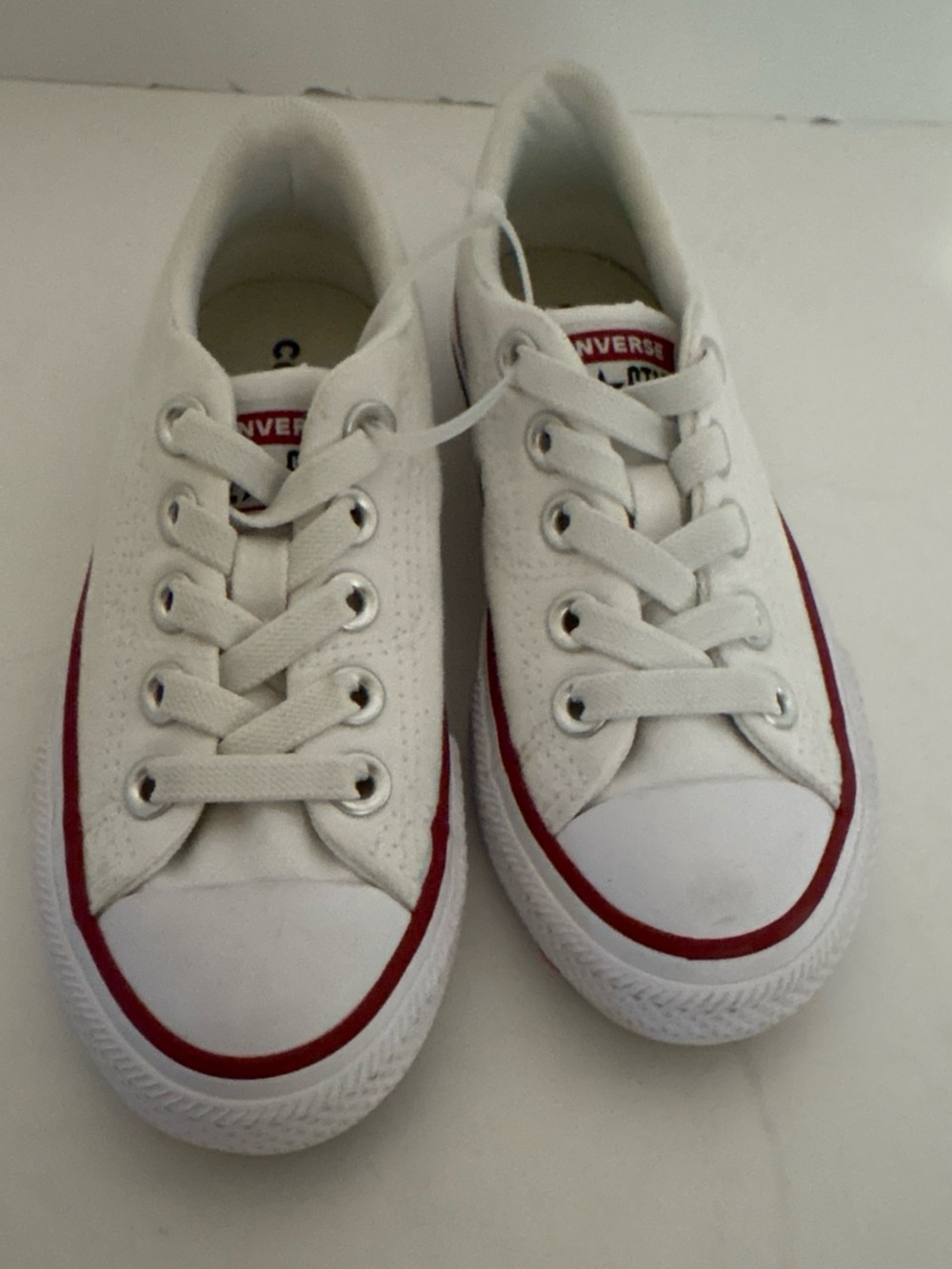 Converse Kids White Low-Top Sneakers